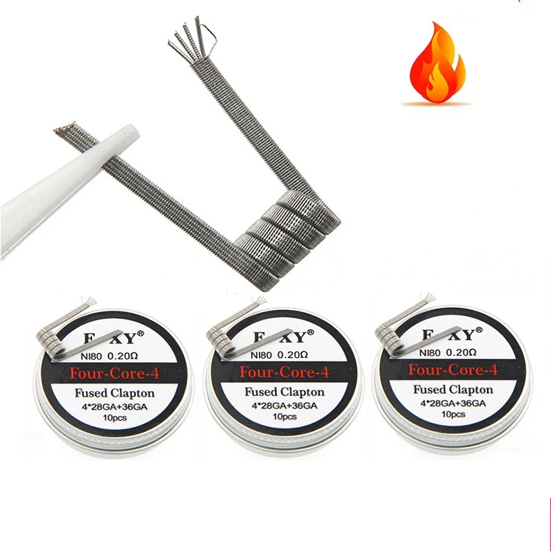 10 pz/scatola Ni80 Bobina Pre  - Vape Accessory recensione e prezzo